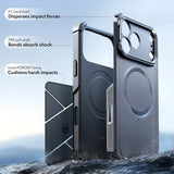 Husa de protectie ESR Cyber Armor Kickstand compatibil cu iPhone 17 Pro Max, Gri