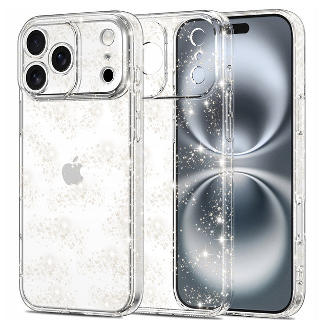 Husa de protectie Techsuit SparkleSkin Series compatibil cu iPhone 17 Pro, Transparent