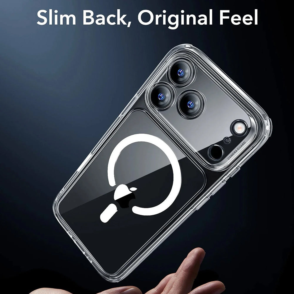 Husa de protectie ESR Classic Hybrid HaloLock compatibil cu iPhone 17 Pro, Transparent