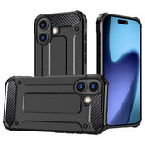 Husa de protectie Techsuit Hybrid Armor compatibil cu iPhone 17, Negru