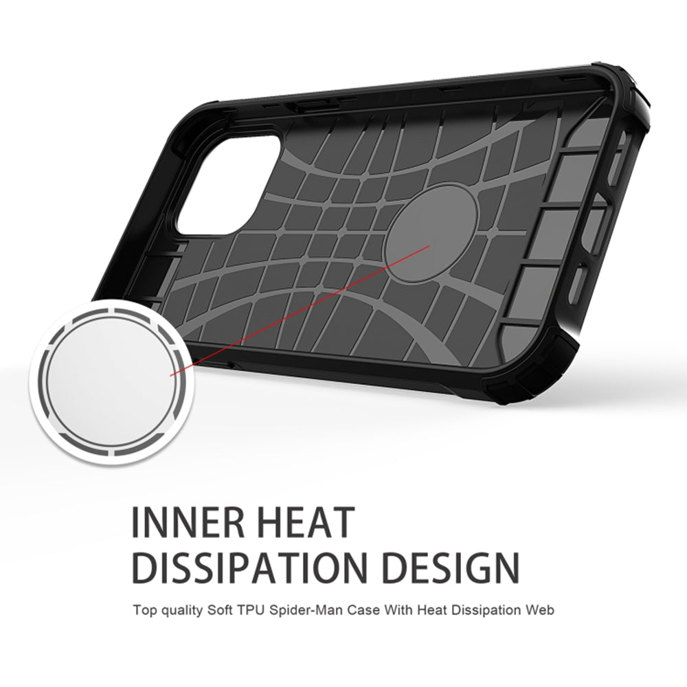 Husa de protectie Techsuit Hybrid Armor compatibil cu iPhone 17, Negru