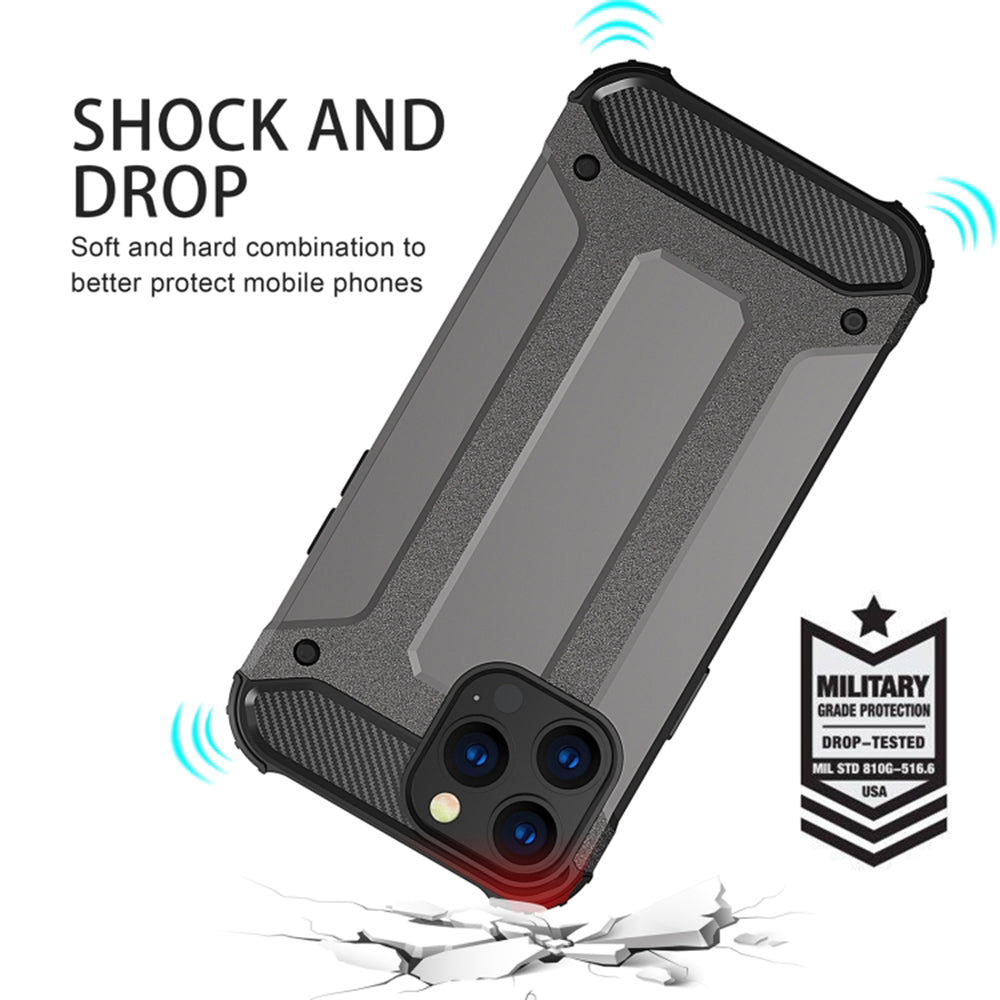 Husa de protectie Techsuit Hybrid Armor compatibil cu iPhone 17, Negru