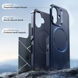 Husa de protectie ESR Cyber Halolock compatibil cu iPhone 17, Albastru