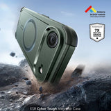 Husa de protectie ESR Cyber Halolock compatibil cu iPhone 17 Air, Verde