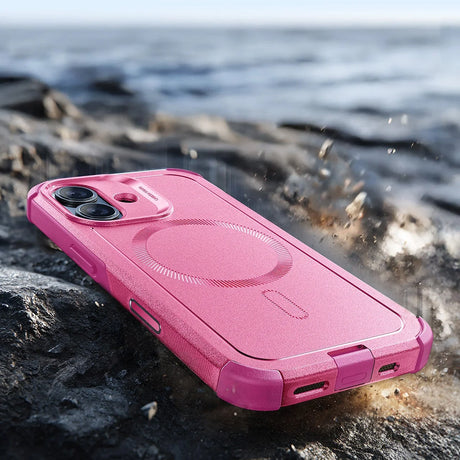 Husa de protectie ESR Cyber Halolock compatibil cu iPhone 17, Roz