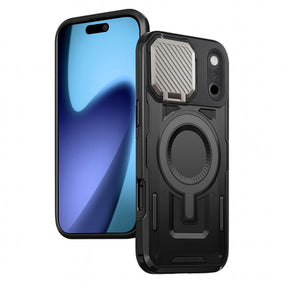Husa de protectie Techsuit CamVault MagSafe compatibil cu iPhone 17 Pro Max, Negru