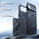 Husa de protectie ESR Cyber Armor Kickstand compatibil cu iPhone 17 Air, Negru