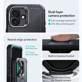 Husa de protectie ESR Cyber Armor Kickstand compatibil cu iPhone 17, Negru