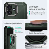 Husa de protectie ESR Cyber Armor Kickstand compatibil cu iPhone 17, Verde