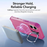 Husa de protectie ESR Cyber Armor Kickstand compatibil cu iPhone 17, Roz