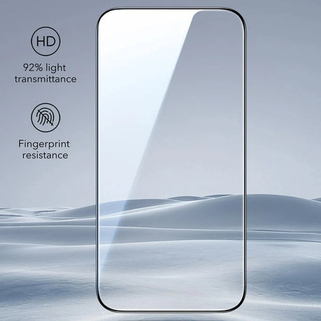 Folie de protectie ESR Tempered Glass UltraFit (set de 3) compatibil cu iPhone 17 Pro, Negru