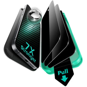 Folie de protectie ESR Privacy Armorite UltraFit (set de 3) compatibil cu iPhone 17, Negru