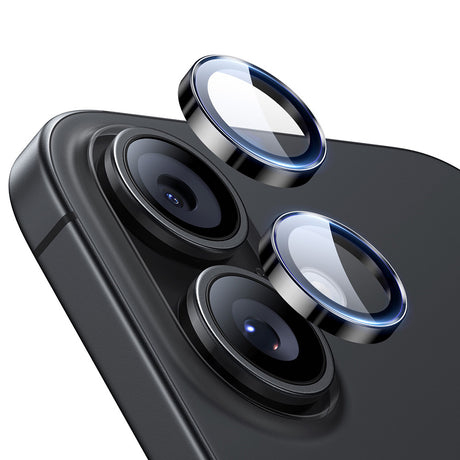 Folie de protectie ESR Armorite Camera Lens Protectors compatibil cu iPhone 16 / iPhone 16 Plus / iPhone 17, Negru