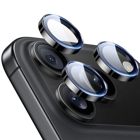 Folie de protectie ESR Armorite Camera Lens Protectors compatibil cu iPhone 14 Pro/14 Pro Max/15 Pro/15 Pro Max/16 Pro/16 Pro Max/17 Pro/17 Pro Max, Negru