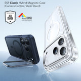 Husa de protectie ESR Classic Hybrid HaloLock Kickstand compatibil cu iPhone 17 Pro Max, Frosted Blue