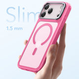 Husa de protectie ESR Classic Hybrid HaloLock Kickstand compatibil cu iPhone 17 Pro Max, Frosted Pink