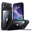 Husa de protectie ESR Classic Hybrid HaloLock Kickstand compatibil cu iPhone 17 Pro, Transparent Black