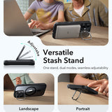 Husa de protectie ESR Classic Hybrid HaloLock Kickstand compatibil cu iPhone 17, Transparent Black