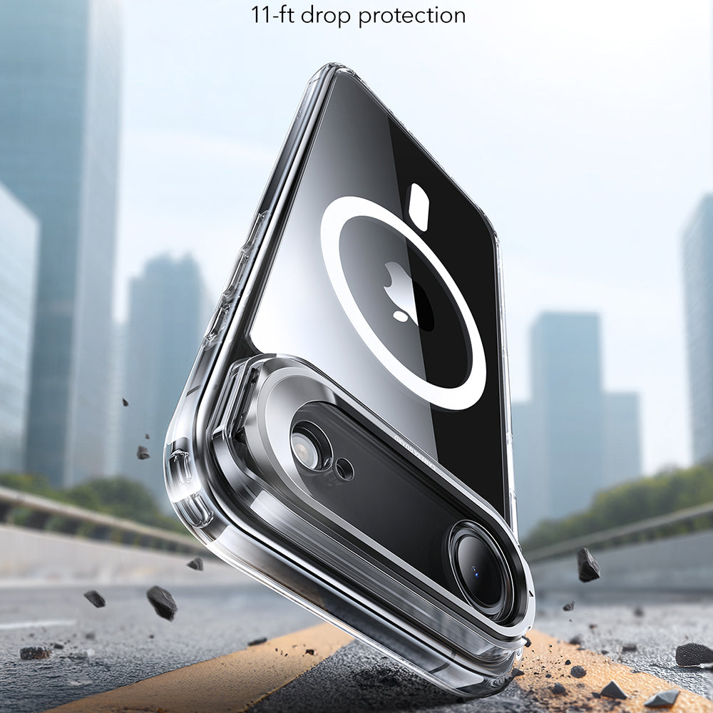 Husa de protectie ESR Classic Hybrid HaloLock Kickstand compatibil cu iPhone 17 Air, Transparent
