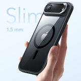 Husa de protectie ESR Classic Hybrid HaloLock Kickstand compatibil cu iPhone 17 Air, Transparent Black