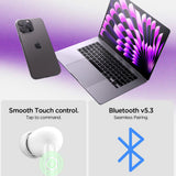Casti Spigen SA2400 (ASD07962), Bluetooth 5.3, ANC, Alb