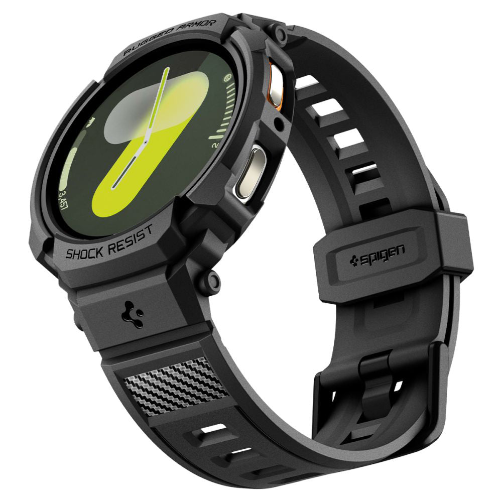 Accesoriu smartwatch Spigen Rugged Armor Pro (ACS10005) compatibil cu Samsung Galaxy Watch8 40mm, Negru Mat