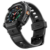 Accesoriu smartwatch Spigen Rugged Armor Pro (ACS10013) compatibil cu Samsung Galaxy Watch8 Classic, Negru Mat