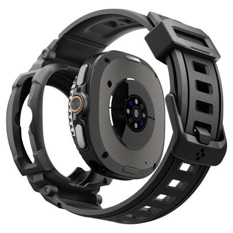 Accesoriu smartwatch Spigen Rugged Armor Pro (ACS10013) compatibil cu Samsung Galaxy Watch8 Classic, Negru Mat