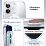 Husa de protectie ESR Classic Hybrid HaloLock compatibil cu iPhone 17, Transparent Shimmer