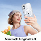 Husa de protectie ESR Classic Hybrid HaloLock compatibil cu iPhone 17, Transparent Shimmer