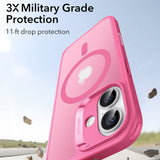 Husa de protectie ESR Classic Hybrid HaloLock compatibil cu iPhone 17, Frosted Pink