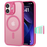 Husa de protectie ESR Classic Hybrid HaloLock compatibil cu iPhone 17, Frosted Pink