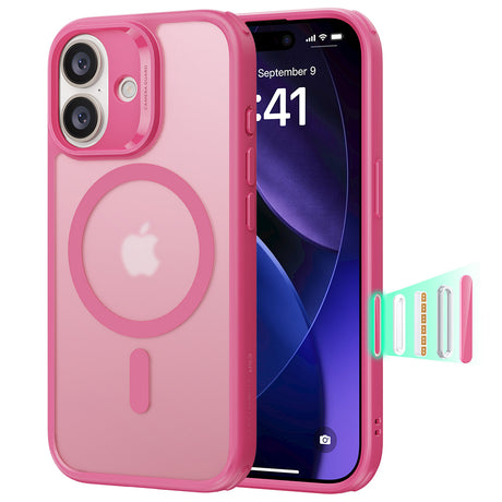 Husa de protectie ESR Classic Hybrid HaloLock compatibil cu iPhone 17, Frosted Pink