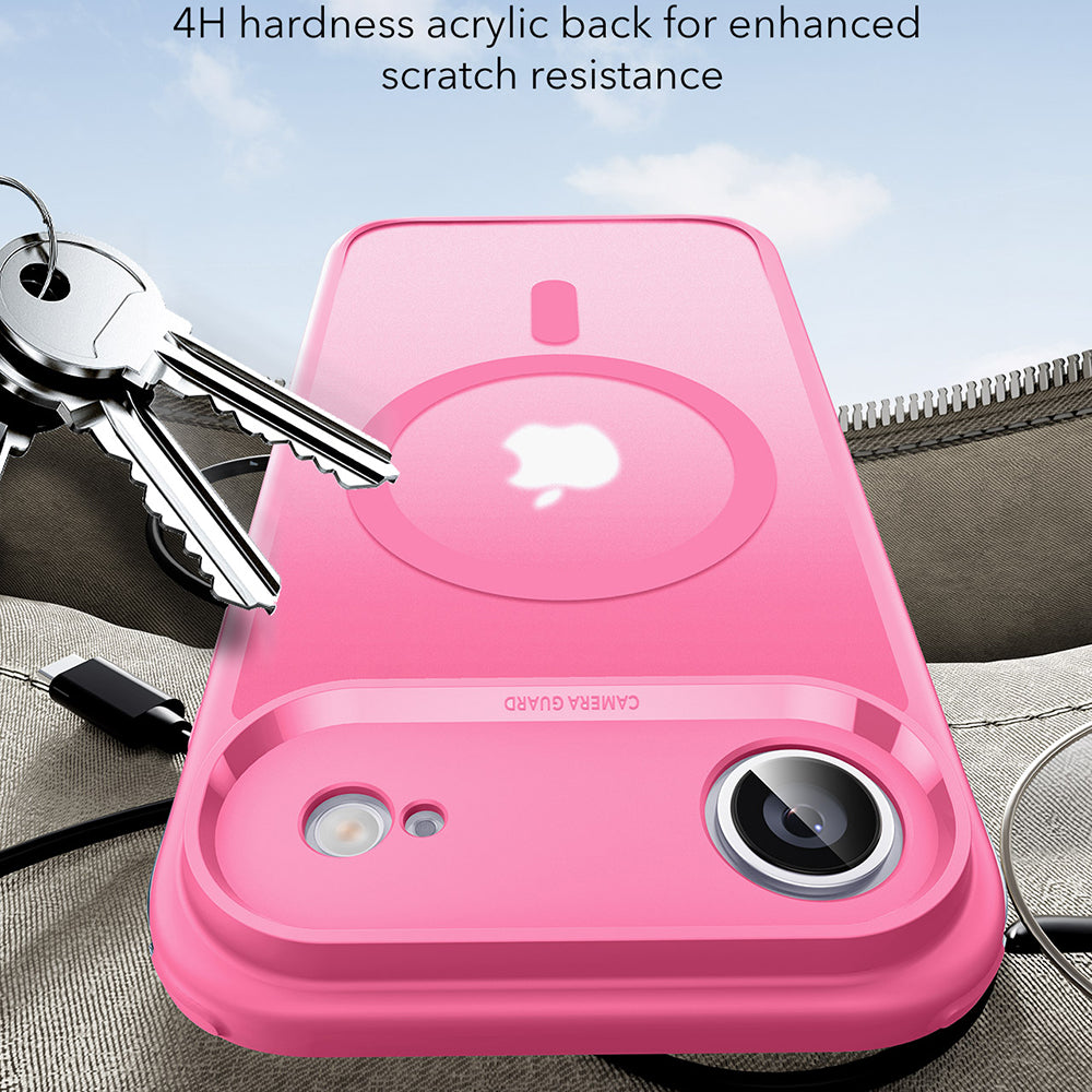 Husa de protectie ESR Classic Hybrid HaloLock compatibil cu iPhone 17 Air, Frosted Pink