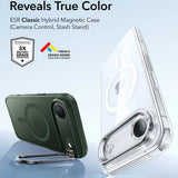 Husa de protectie ESR Classic Hybrid HaloLock Kickstand compatibil cu iPhone 17 Air, Frosted Green