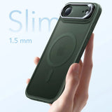 Husa de protectie ESR Classic Hybrid HaloLock Kickstand compatibil cu iPhone 17 Air, Frosted Green