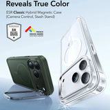 Husa de protectie ESR Classic Hybrid HaloLock Kickstand compatibil cu iPhone 17 Pro, Frosted Green