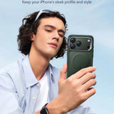 Husa de protectie ESR Classic Hybrid HaloLock Kickstand compatibil cu iPhone 17 Pro, Frosted Green