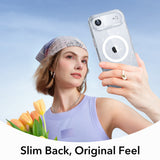 Husa de protectie ESR Classic Hybrid HaloLock compatibil cu iPhone 17 Air, Transparent Shimmer