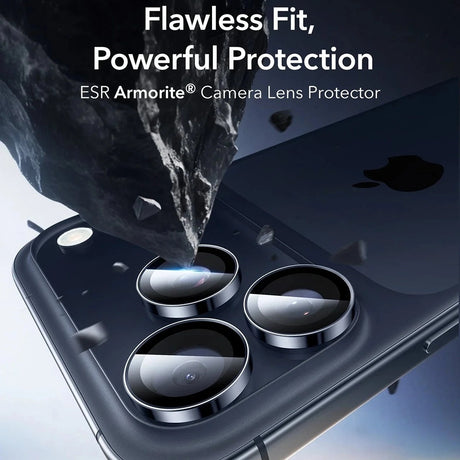 Folie de protectie ESR Armorite Camera Lens Protectors compatibil cu iPhone 14 Pro/Pro Max/15 Pro/Pro Max/16 Pro/Pro Max/17 Pro/Pro Max, Albastru