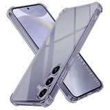 Husa de protectie Techsuit Shockproof Clear Silicone compatibil cu Samsung Galaxy S24 Plus, Negru Fumuriu