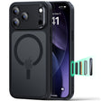 Husa de protectie ESR Classic Hybrid HaloLock compatibil cu iPhone 17 Pro, Negru Mat