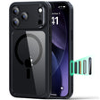 Husa de protectie ESR Classic Hybrid HaloLock compatibil cu iPhone 17 Pro, Transparent Black