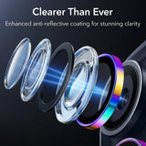 Folie de protectie ESR Armorite Camera Lens Protectors compatibil cu iPhone 14 Pro/Pro Max/15 Pro/Pro Max/16 Pro/16 Pro Max/17 Pro/17 Pro Max, Chromatic