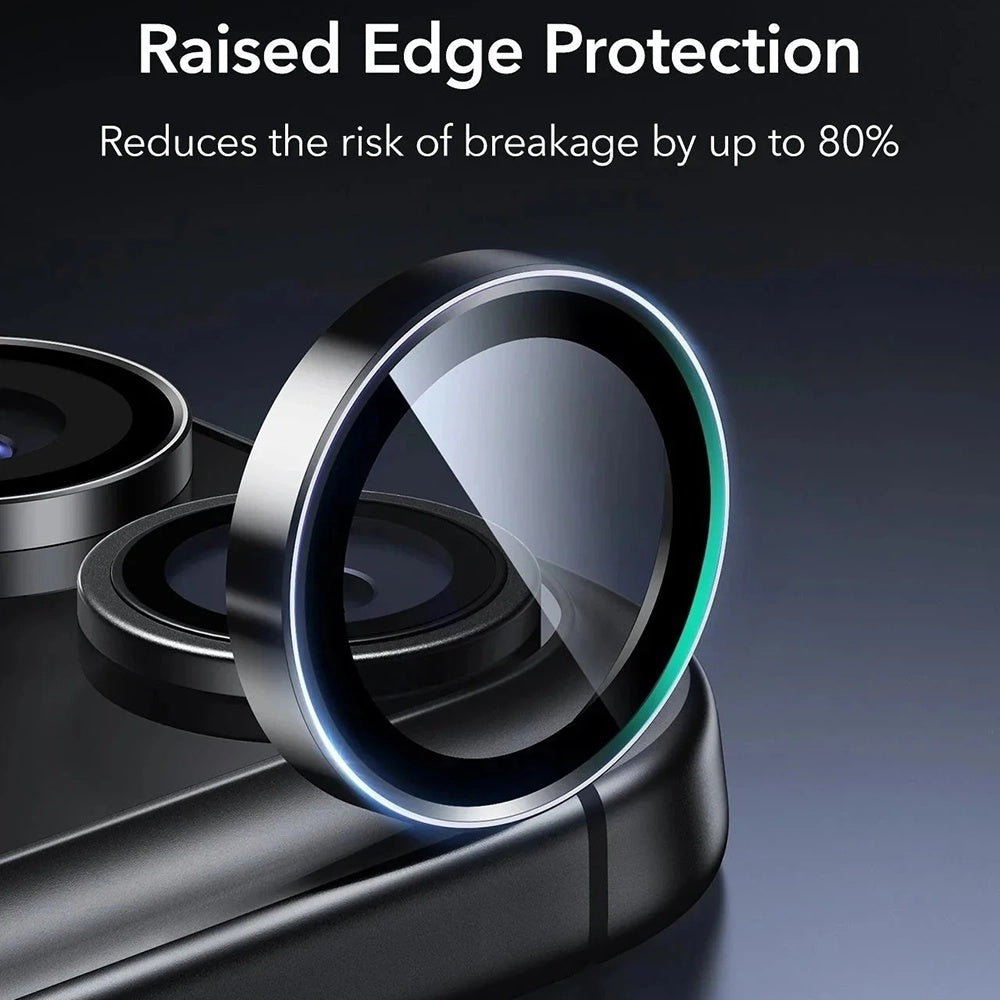 Folie de protectie ESR Armorite Camera Lens Protectors (set de 2) compatibil cu iPhone 14 Pro/Pro Max/15 Pro/Pro Max/16 Pro/Pro Max/17 Pro/Pro Max, Negru