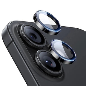 Folie de protectie ESR Armorite Camera Lens Protectors (set de 2) compatibil cu iPhone 16 / iPhone 16 Plus / iPhone 17, Negru