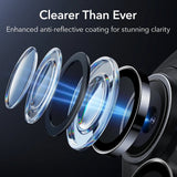 Folie de protectie ESR Armorite Camera Lens Protectors (set de 2) compatibil cu iPhone 16 / iPhone 16 Plus / iPhone 17, Negru