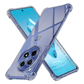 Husa de protectie Techsuit Shockproof Clear Silicone compatibil cu OnePlus 12R, Negru Fumuriu
