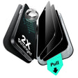 Folie de protectie ESR Privacy Tempered Glass UltraFit (set de 3) compatibil cu iPhone 17 Pro Max, Negru