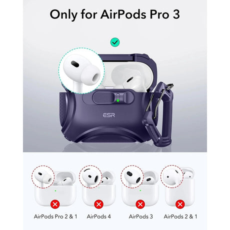 Casti ESR Cyber FlickLock HaloLock, Apple AirPods Pro 3, Mov